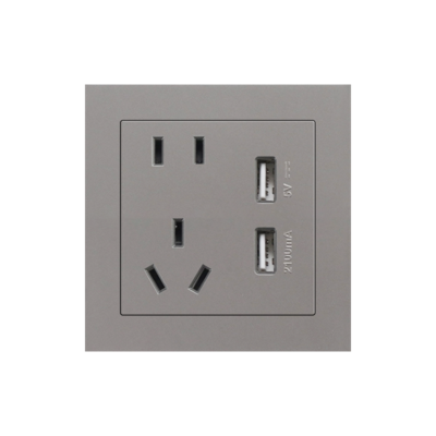 M4系列五孔USB插座